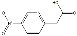 5-Nitropyridine-2-acetic acid 结构式