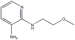 N2-(2-Methoxyethyl)-2,3-pyridinediamine 结构式