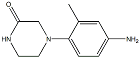 4-(4-Amino-2-methylphenyl)-2-piperazinone 结构式