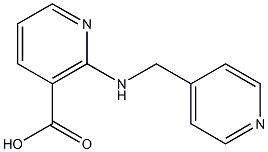 2-[(4-Pyridinylmethyl)amino]nicotinic acid 结构式