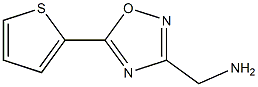 C-(5-Thiophen-2-yl-[1,2,4]oxadiazol-3-yl)-methylamine 结构式