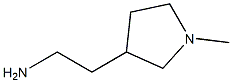 2-(1-Methyl-3-pyrrolidinyl)ethylamine 结构式