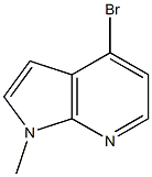 4-Bromo-1-methyl-7-azaindole 结构式
