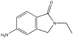 5-Amino-2,3-dihydro-2-ethyl-1H-Isoindol-1-one 结构式