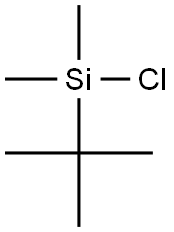 叔丁基二甲基氯硅烷溶液 结构式