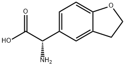 (S)-2-amino-2-(2,3-dihydrobenzofuran-5-yl)acetic acid 结构式