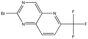 2-bromo-6-(trifluoromethyl)pyrido[3,2-d]pyrimidine 结构式