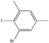 1-Bromo-3,5-dimethyl-2-fluorobenzene 结构式