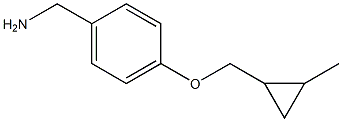 (4-((2-methylcyclopropyl)methoxy)phenyl)methanamine 结构式