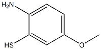 2-氨基-5-甲氧基苯硫酚 结构式