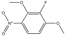 2,4-二甲氧基-3-氟硝基苯 结构式