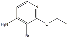 4-Amino-3-bromo-2-ethoxypyridine 结构式