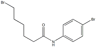 6-Bromohexanoic acid N-(4-bromophenyl)amide 结构式
