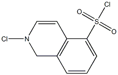 2-Chloro-5-isoquinolinesulfonyl Chloride 结构式