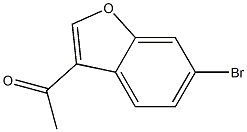 1-(6-bromobenzofuran-3-yl)ethanone 结构式