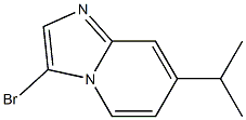 3-溴-7-异丙基咪唑并[1,2-A]吡啶 结构式