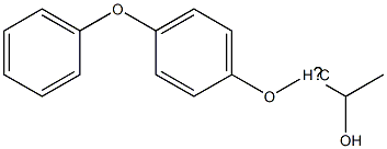 1-(4-苯氧基苯基)-2-丙醇 结构式