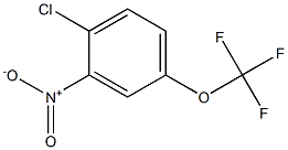 4-氯-3-硝基三氟甲氧基苯 结构式