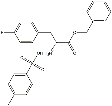 4-氟-D-苯丙氨酸苄基酯对甲苯磺酸盐 结构式