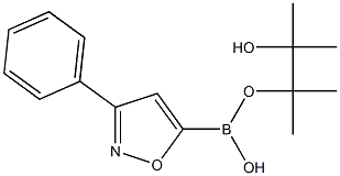 3-phenylisoxazol-5-ylboronic acid pinacol ester 结构式