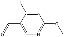 4-iodo-6-methoxynicotinaldehyde 结构式