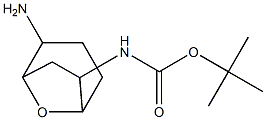 (2-Amino-8-oxa-bicyclo[3.2.1]oct-6-yl)-carbamic acid tert-butyl ester 结构式