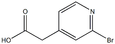 2-(2-bromopyridin-4-yl)acetic acid 结构式