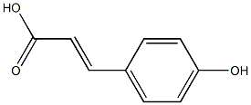 反-对香豆酸 结构式