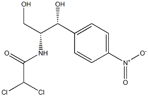 氯霉素溶液 结构式