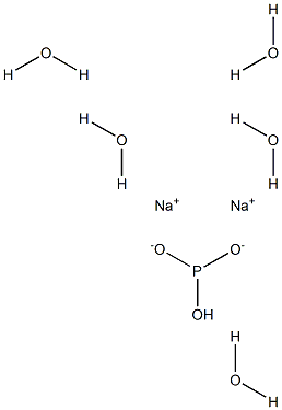 五水亚磷酸钠 结构式