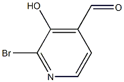 2-溴-3-羟基吡啶-4-甲醛 结构式