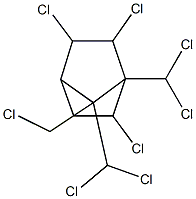 2,5-endo,6-exo,8,9,9,10,10-Octachlorobornan 结构式