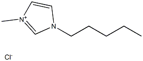1-戊基-3-甲基咪唑氯盐 结构式