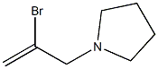 2-Bromo-3-(pyrrolidinyl)prop-1-ene 结构式