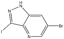 6-BroMo-3-iodo-1H-pyrazolo[4,3-b]pyridine 结构式