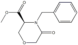 (S)-4-苄基-5-羰基-吗啉-3-羧酸甲酯 结构式