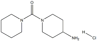 1-(Piperidin-1-ylcarbonyl)piperidin-4-amine hydrochloride 结构式
