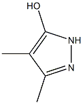 3,4-Dimethyl-1H-pyrazol-5-ol 结构式