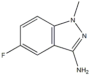 5-Fluoro-1-methyl-1H-indazol-3-amine 结构式