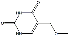 5-甲氧基甲基尿嘧啶 结构式