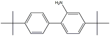 4,4' - 二 - 叔丁基联苯-2 - 基胺 结构式