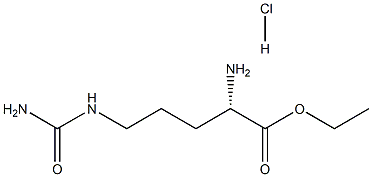 L-瓜氨酸乙酯盐酸盐 结构式