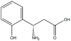 (S)-3-氨基-3-(2-羟基苯基)丙酸 结构式