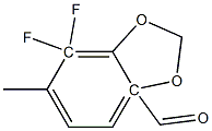 2,2-二氟胡椒环-4-甲醛 结构式