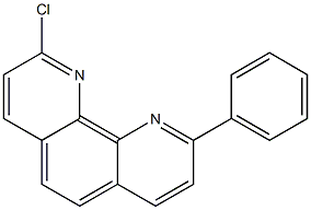 2-phenyl-9-chloro-1,10-phenanthroline 结构式