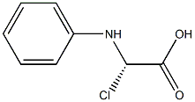 2-氯-D-苯甘氨酸 结构式