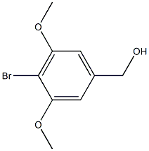 3,5-二甲氧基-4-溴苄醇 结构式