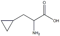 3-环丙基-DL-丙氨酸 结构式