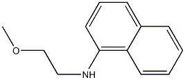 N-甲氧基乙基甲萘胺 结构式