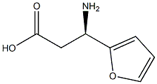 R-3-氨基-3-(2-呋喃基)丙酸 结构式